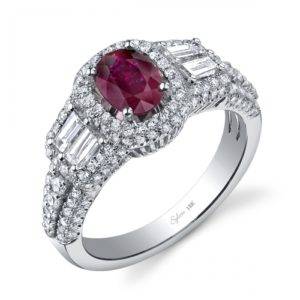 Sylvie Collection's Ruby & Diamond Ring is the Perfect July Birthstone Ring!