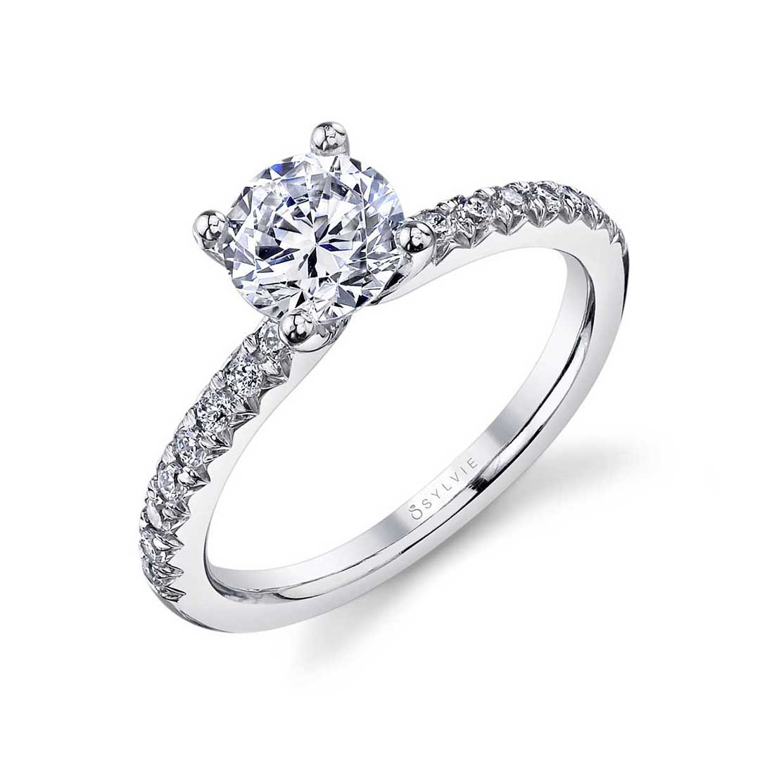 Classic Solitaire Engagement Ring SY965–Sylvie
