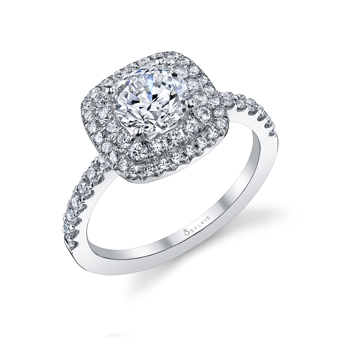 Double Halo Engagement Ring%E2%80%93S1097%E2%80%93WG Sylvie 1
