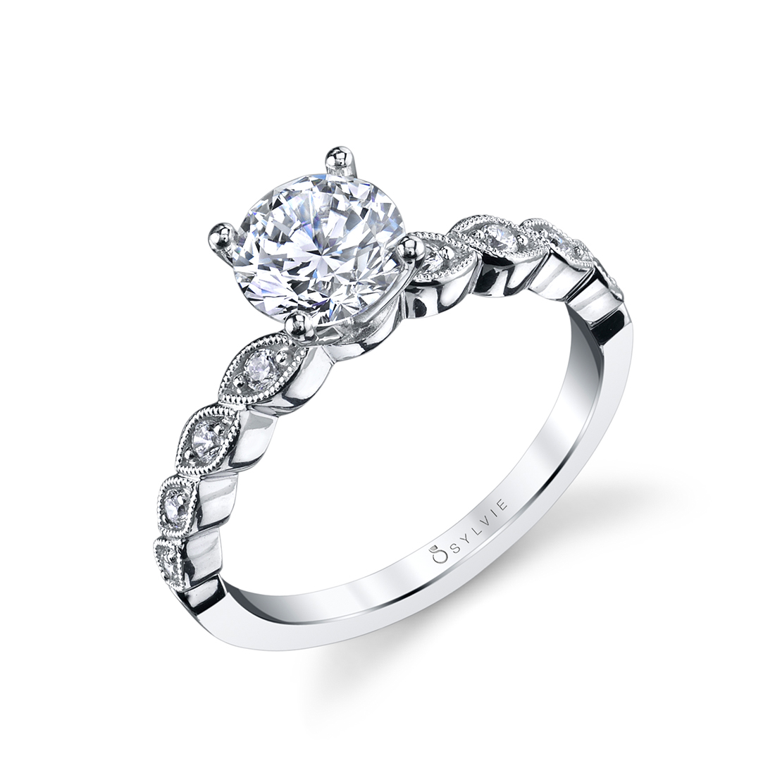 Profile Image of a Stackable Engagement Ring