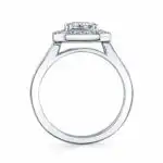 Emerald Cut Engagement Ring Profile