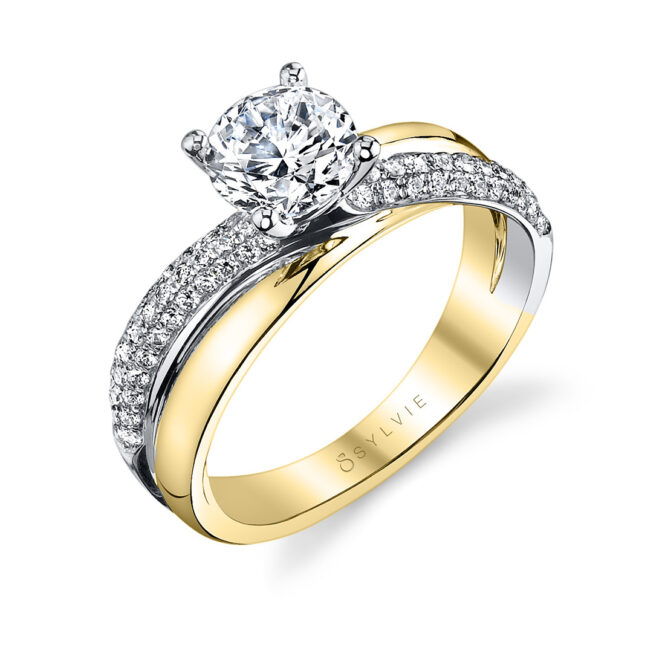 Spiral Engagement Ring 