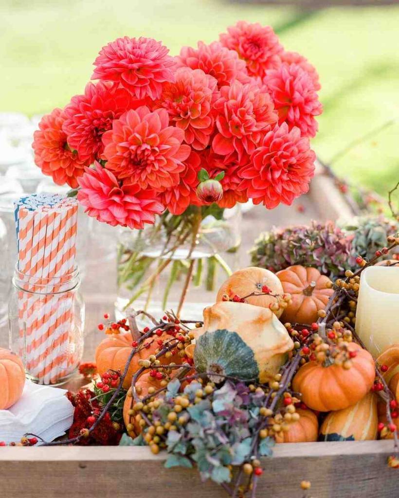 fall inspired wedding table
