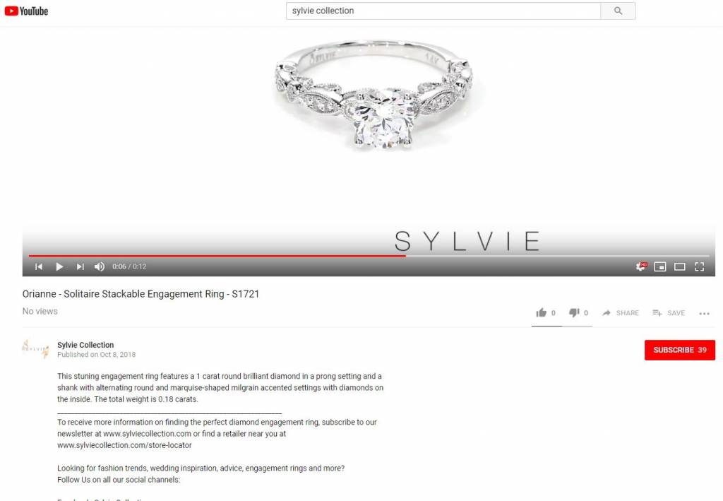 engagement ring video
