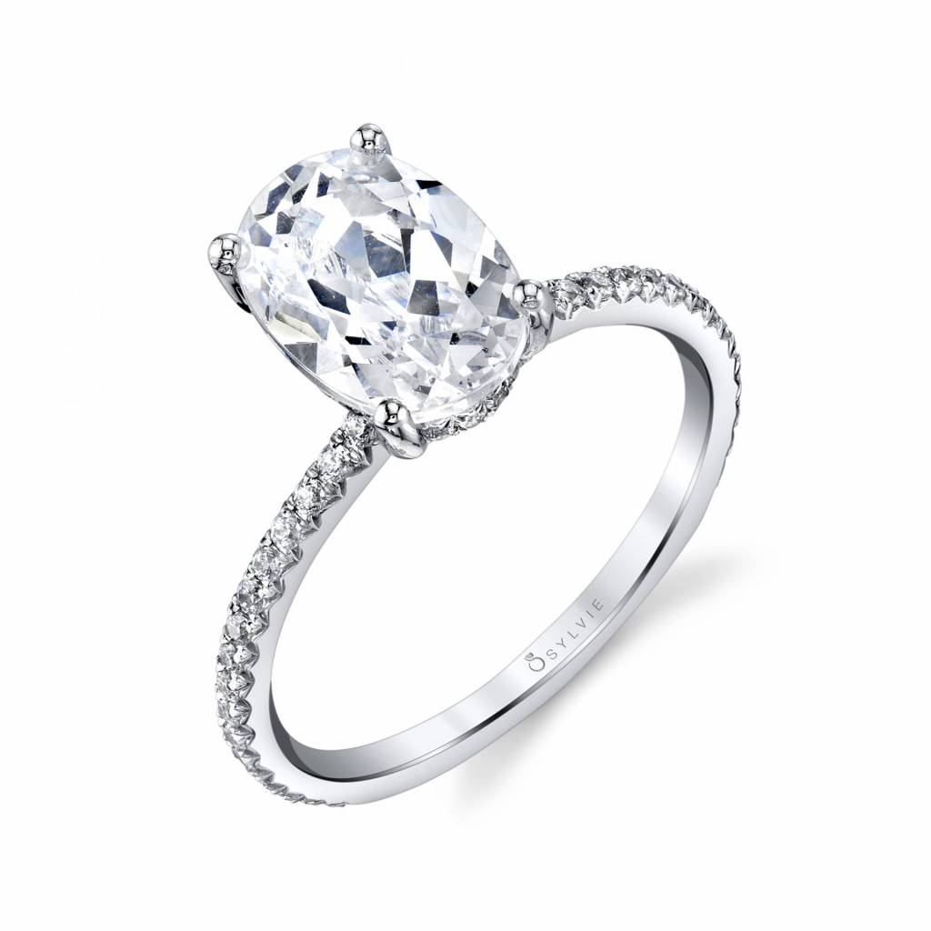 classic oval solitaire engagement ring