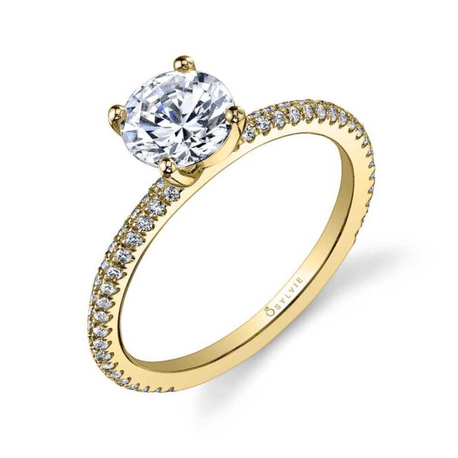 Classic Round Solitaire Engagement Ring