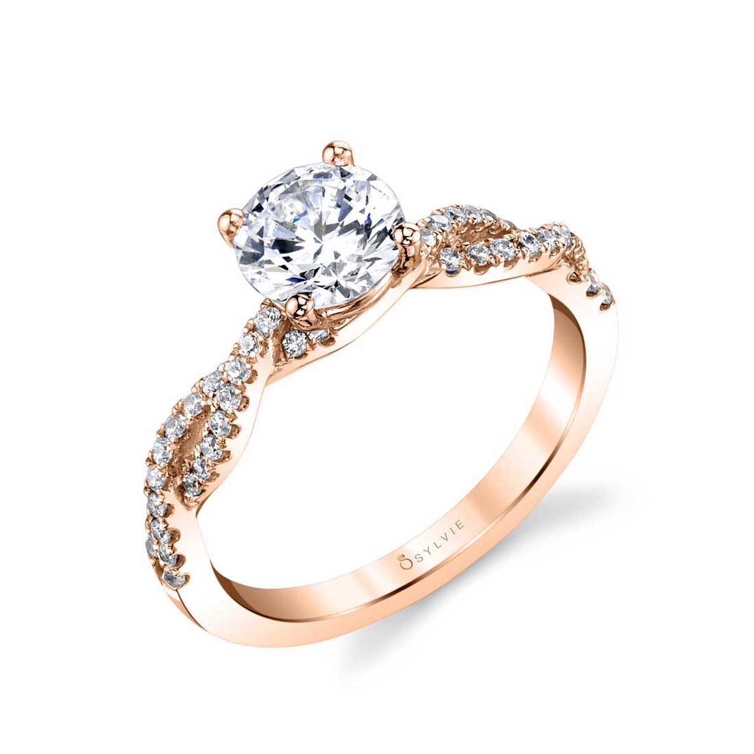 Spiral Engagement Ring