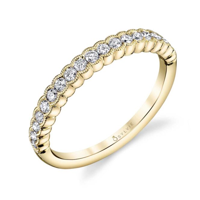 Yellow Gold Stackable Wedding Band