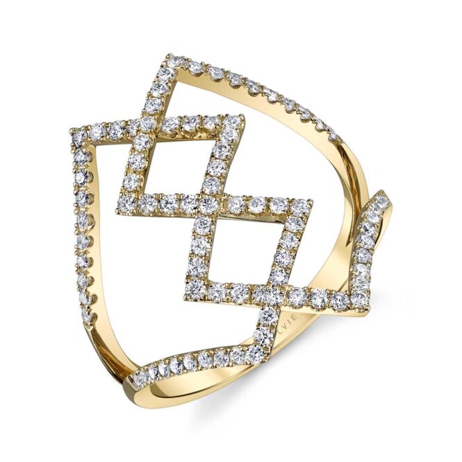 Unique Diamond Fashion Ring