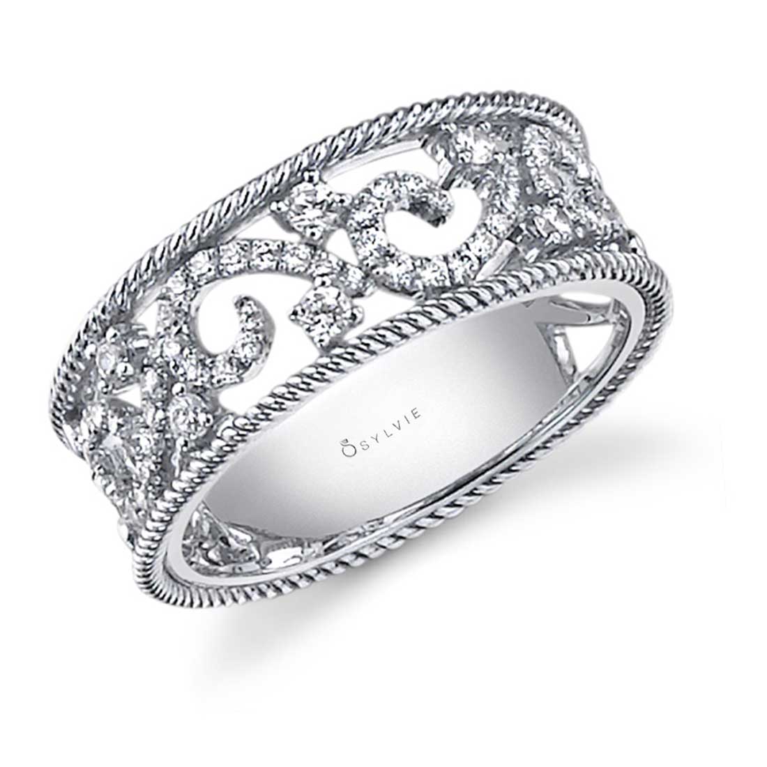 Vintage Inspired Diamond Fashion Ring
