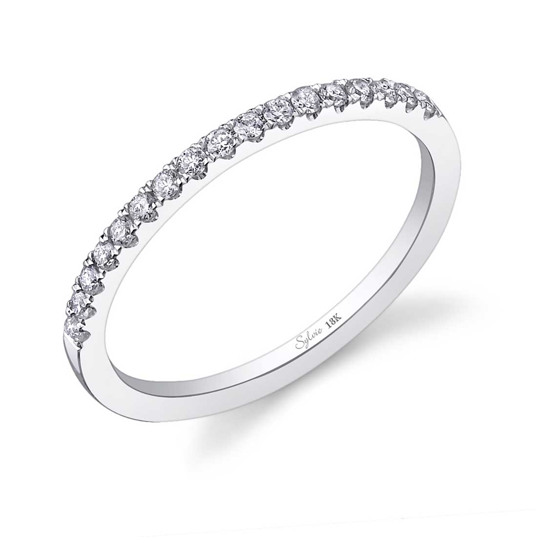 Profile Image of a Modern Princess Cut Engagement Ring with Halo