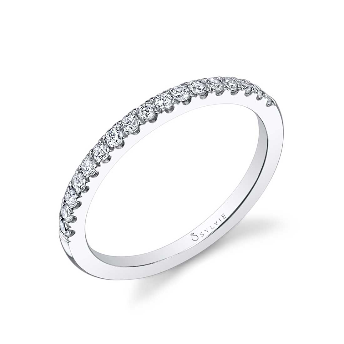Profile Image of a Princess Cut Halo Engagement Ring With Halo