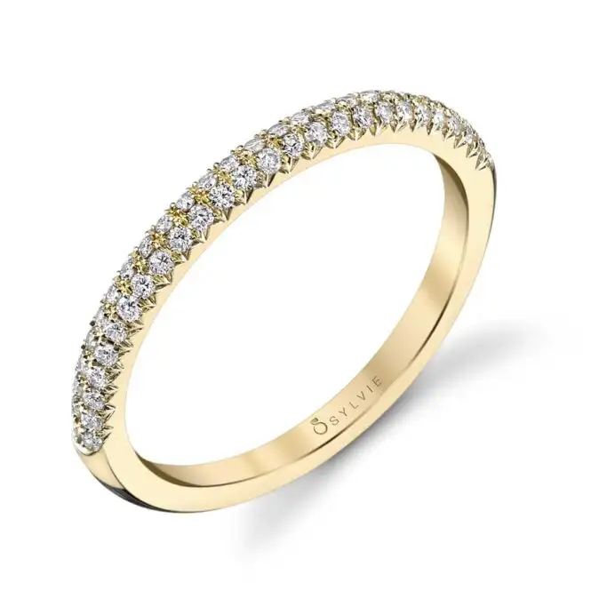 Yellow Gold Stackable Wedding Band