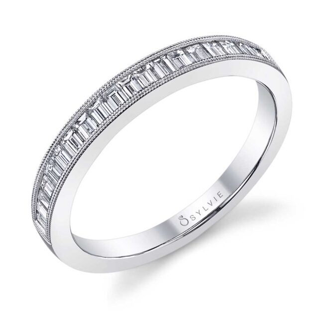 Princess Cut Baquette Engagement Ring