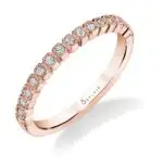 Modern Rose Gold Stackable Band