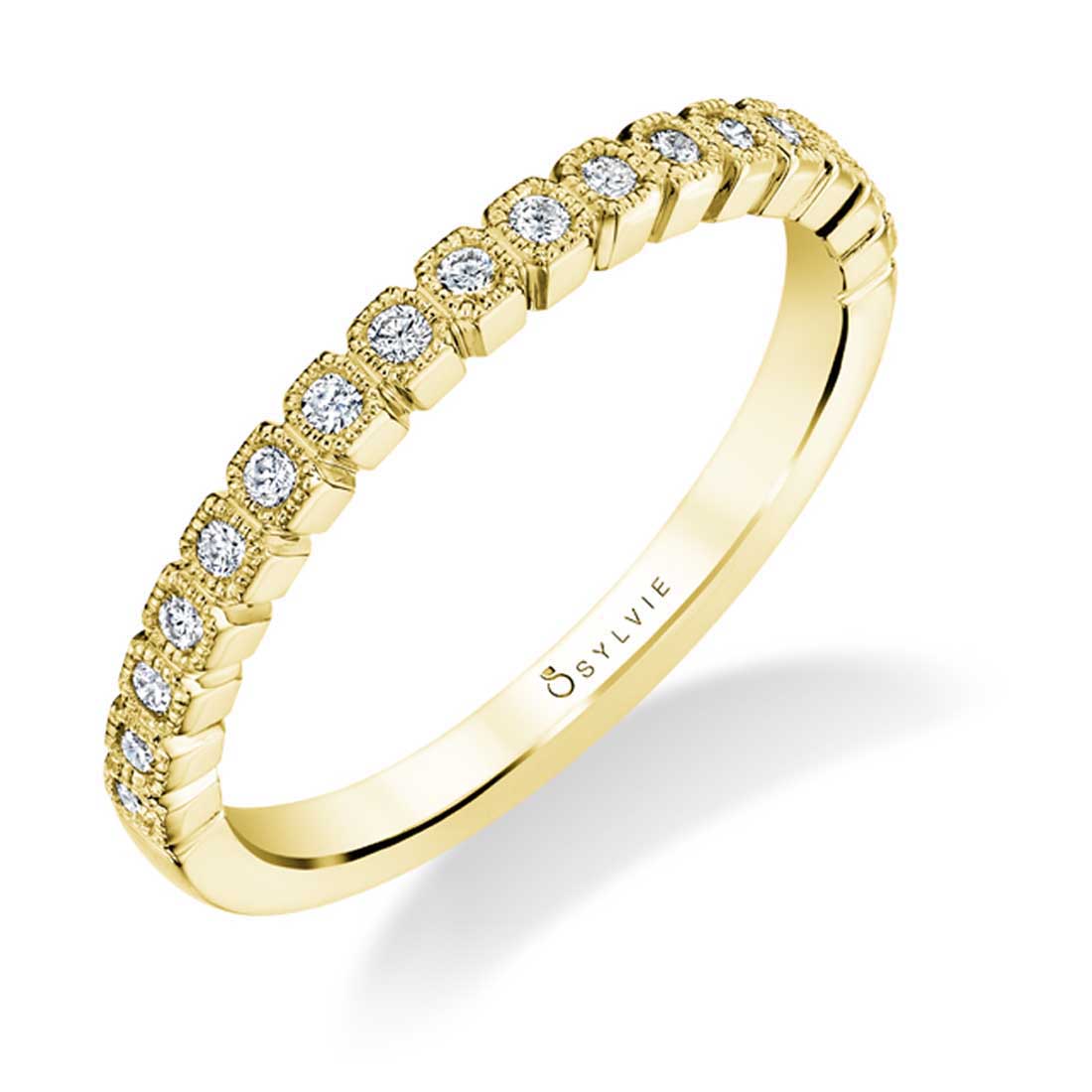 Modern Yellow Gold Stackable Band