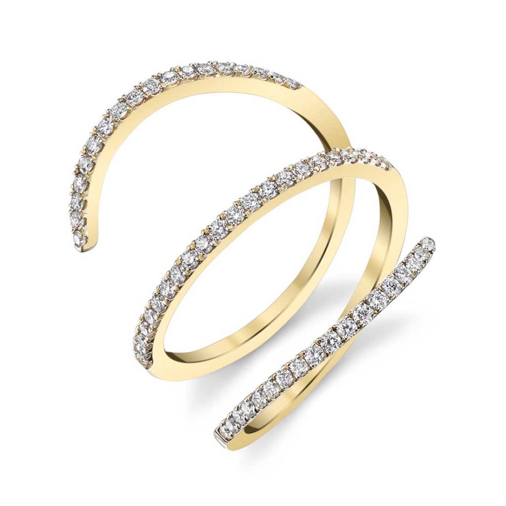 Free Form Diamond Ring FR731 Sylvie