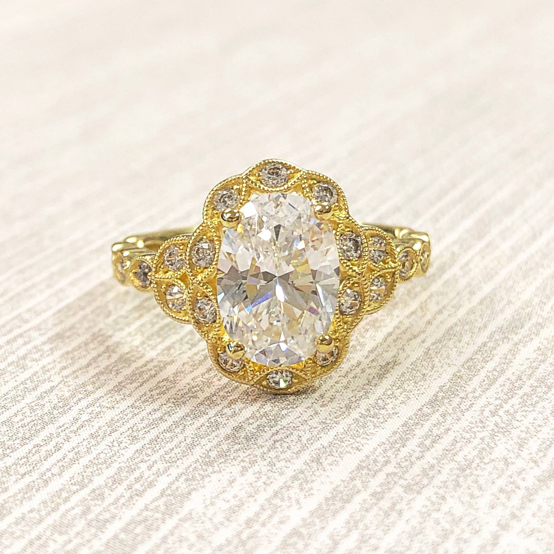 halo engagement ring sylvie S1876