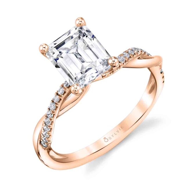 Emerald Engagement Ring S1524lvie