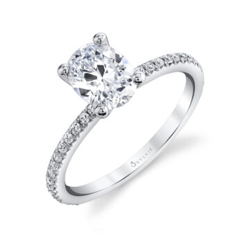 oval engagement ring sylvie 