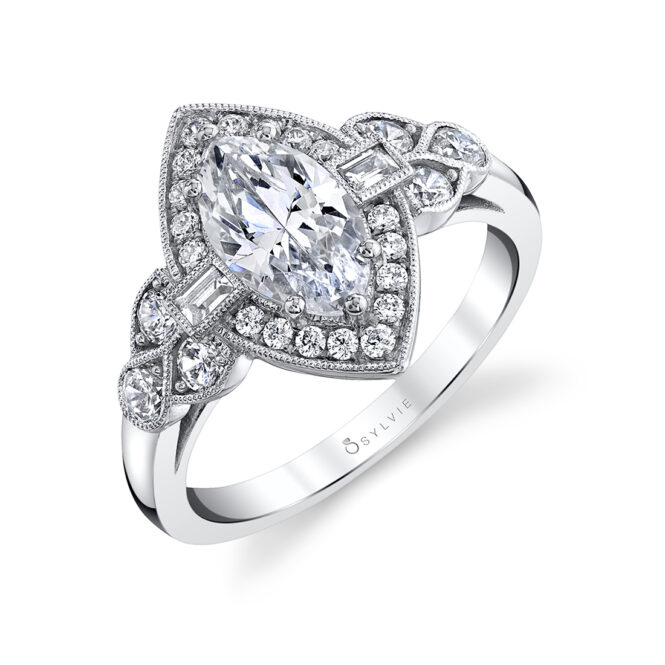 marquise engagement ring sylvie S