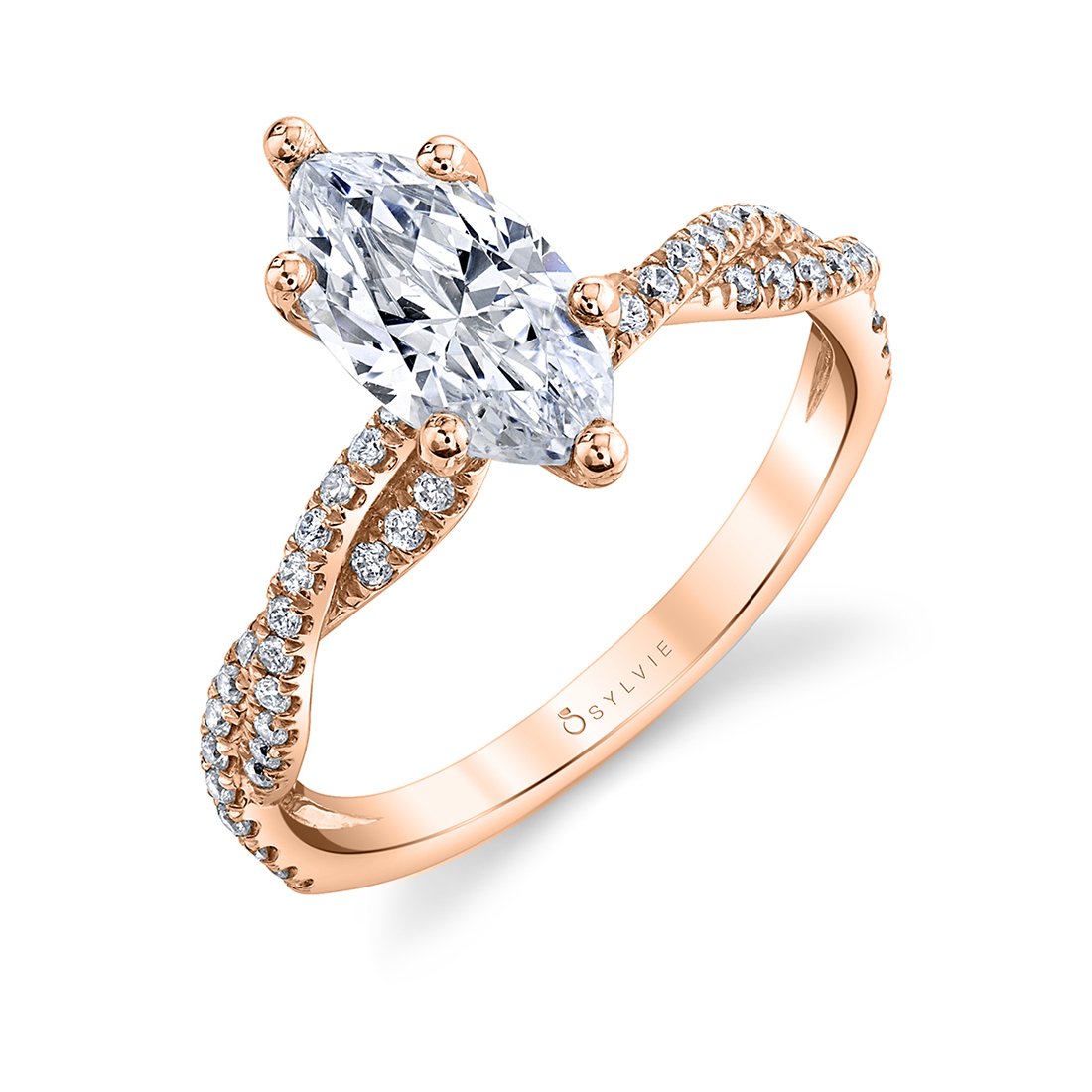 marquise engagement ring sylvie 