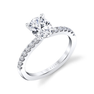 Oval Engagement Ring  Sylvie