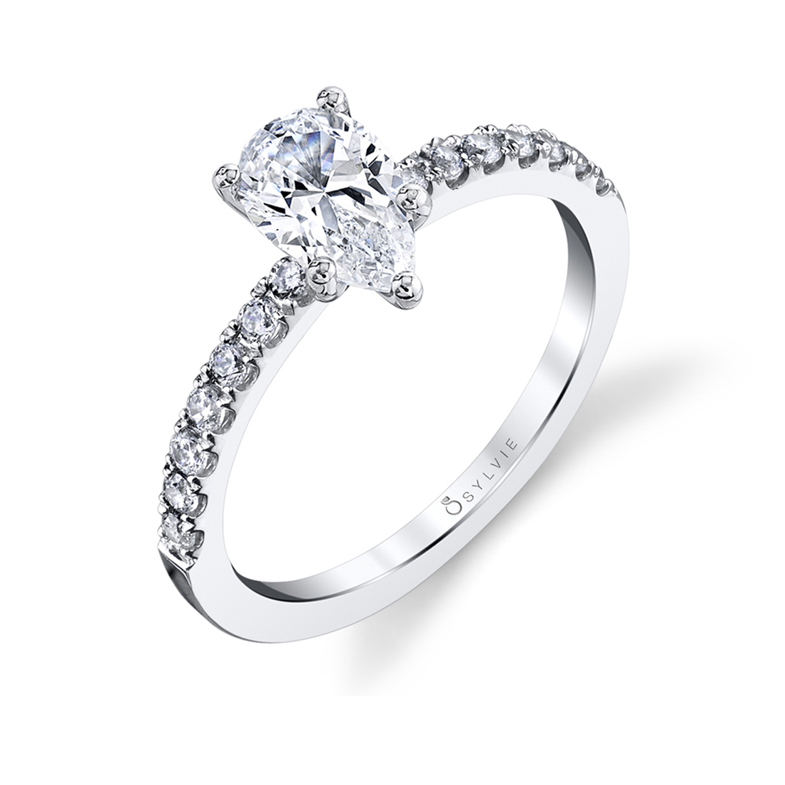 Pear Shaped Engagement Ring-