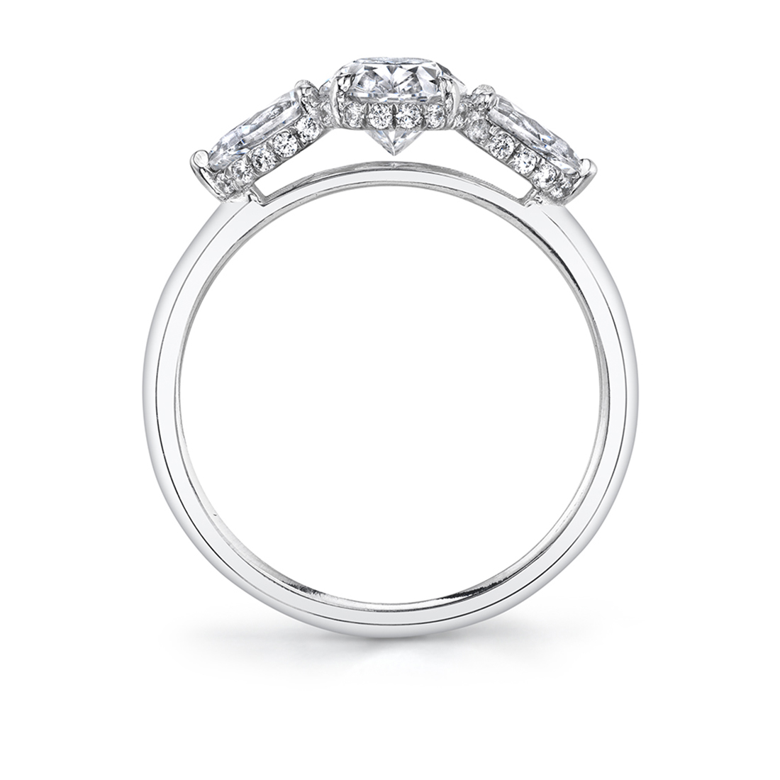 Profile Image of 3 stone oval engagement ring 