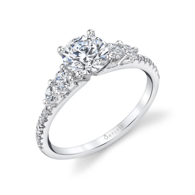 5 Stone Engagement Ring 