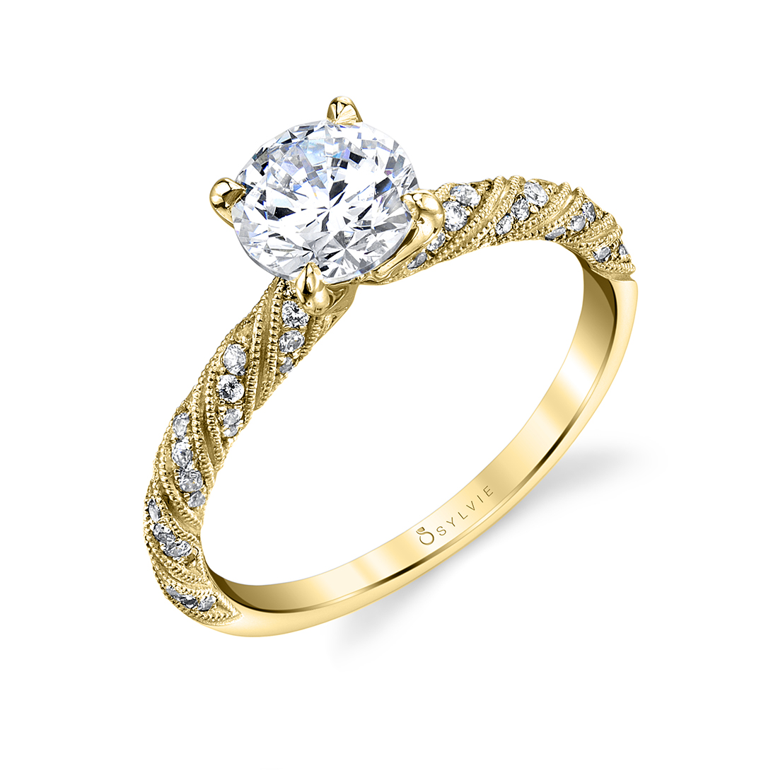 Beautiful Unique Engagement Ring | Bella Ring | Sylvie Collection