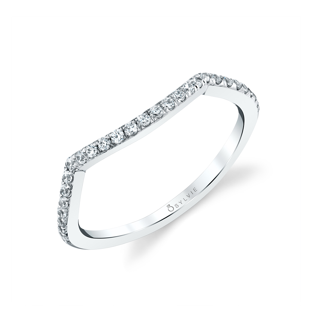 Profile image of a Twisted Engagement Ring with a hidden halo - Agnia Ring