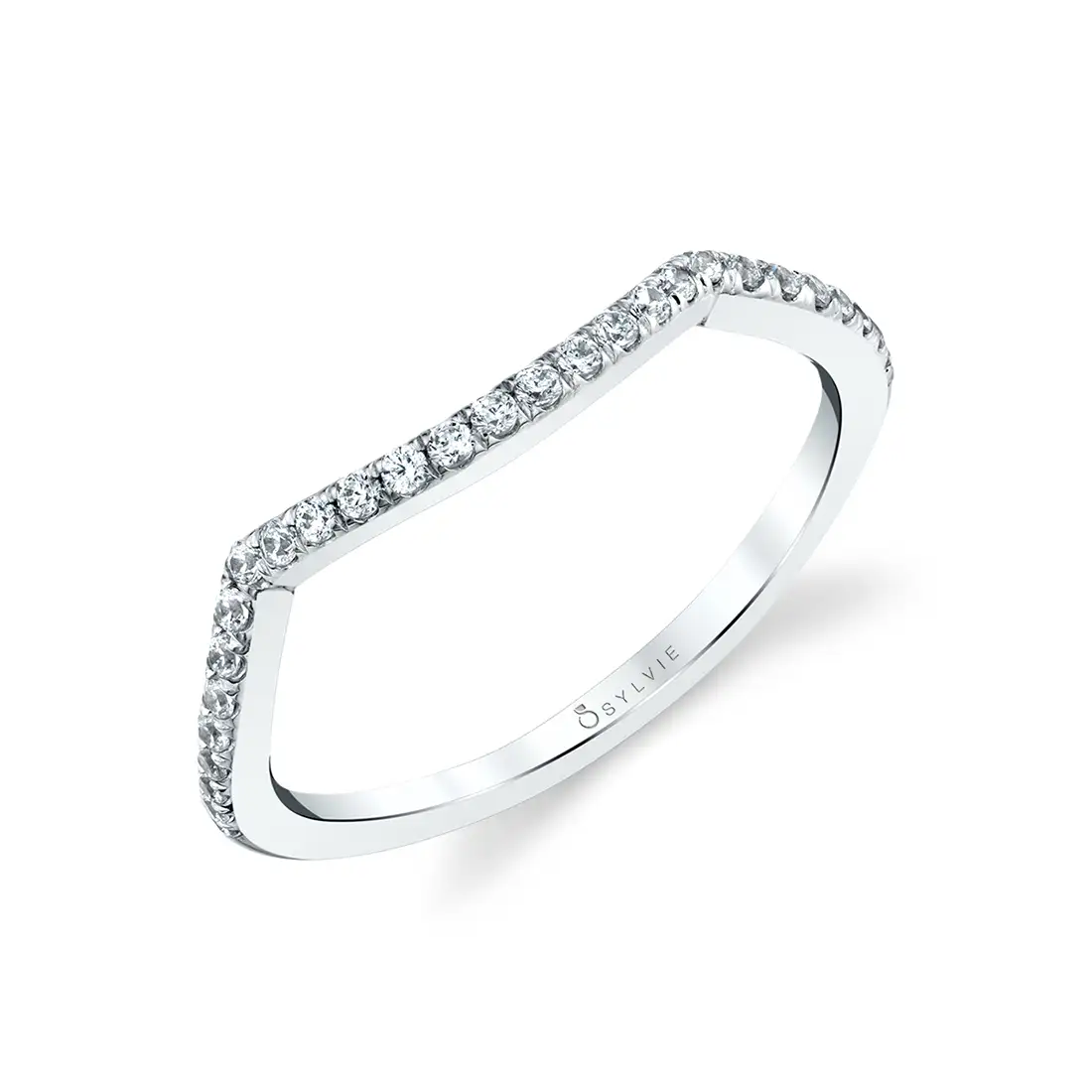 Profile image of a Twisted Engagement Ring with a hidden halo - Agnia Ring