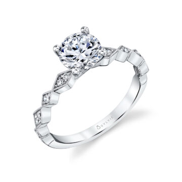 Modern Engagement Ring - Darcy