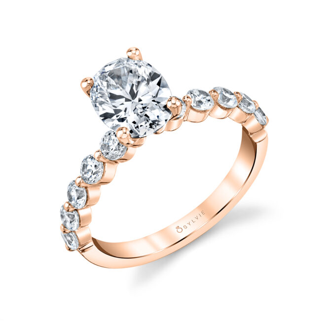 Single Prong Engagement Ring - Karol