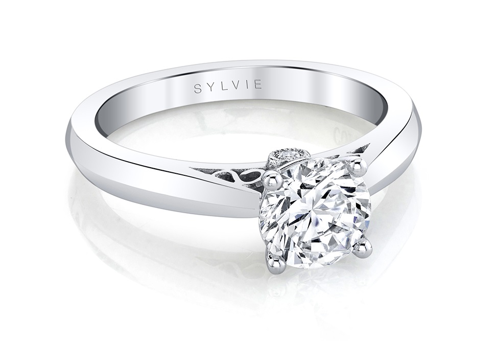 solitaire engagement ring SY904