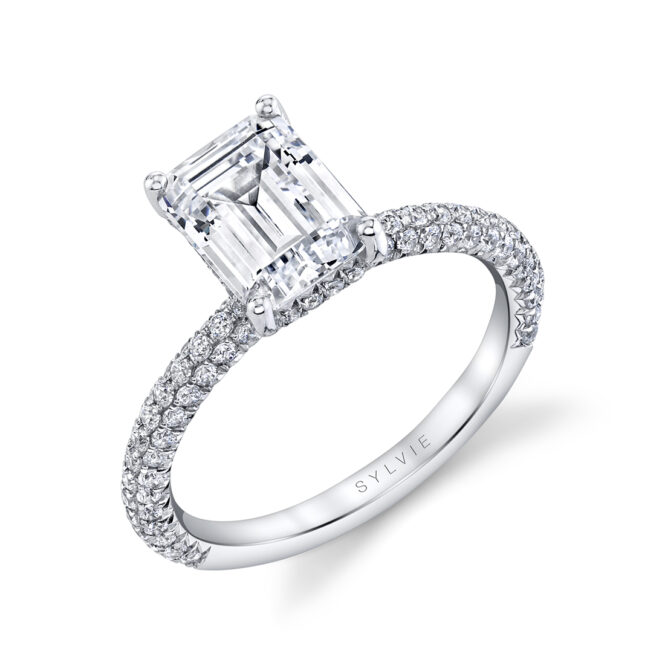 Emerald Cut Engagement Ring- EMlvie