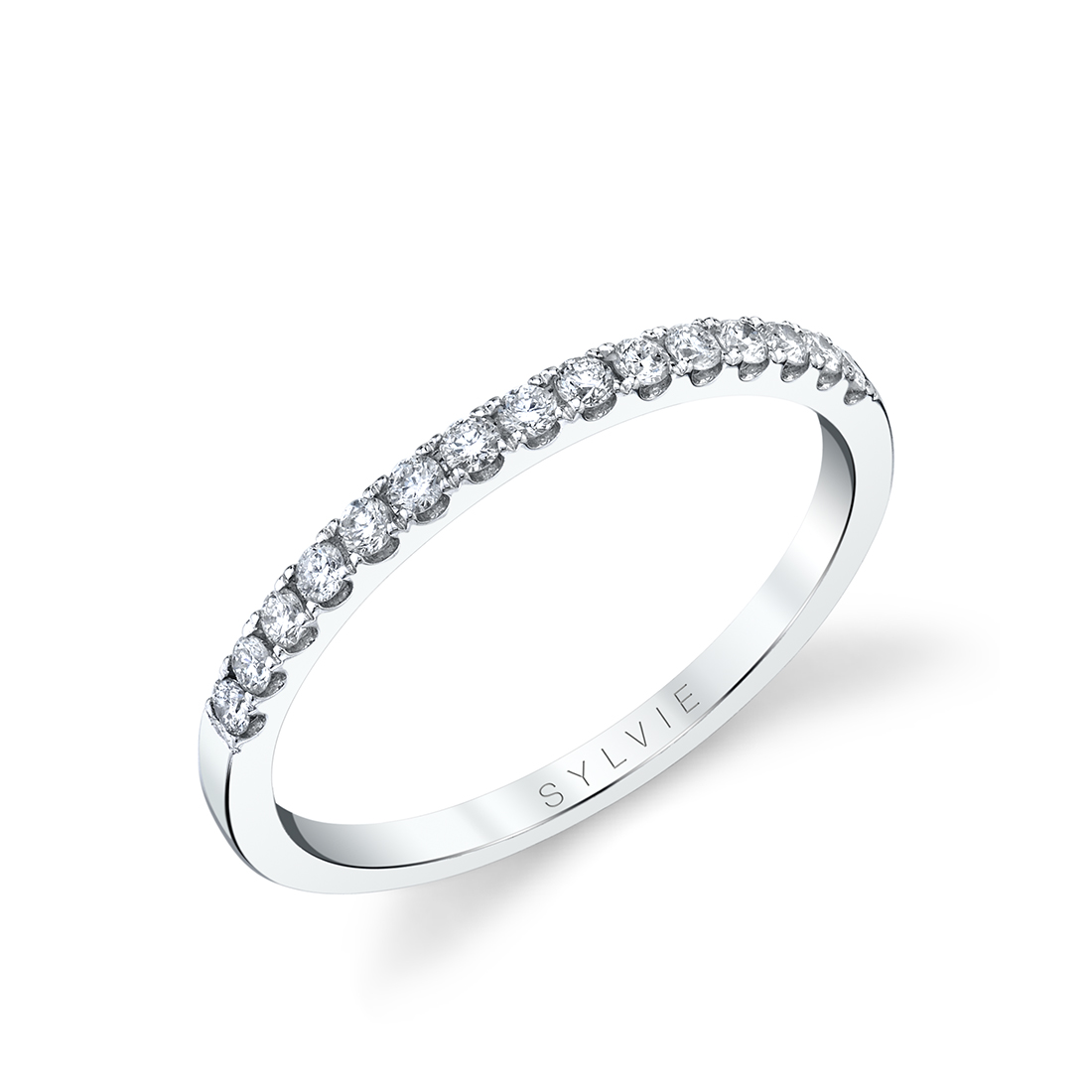 Profile Image of a Modern Princess Cut Engagement Ring with Halo