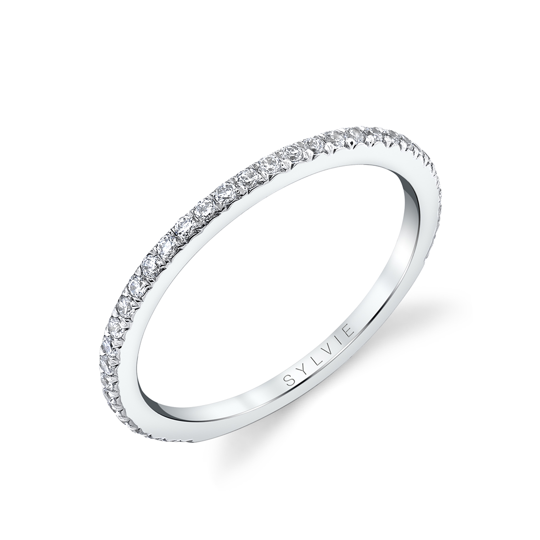 Side View of a Pear Shaped Hidden Halo Ring  Sylvie
