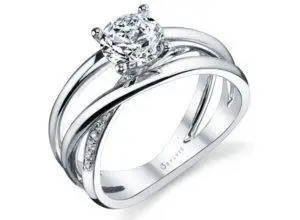 Sylvie - Platinum Engagement Ring